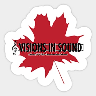 Visions In Sound Logo Sticker